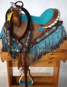 ROYAL INTERNATIONAL Tapis de selle en cuir de qualité export 100% pour selle de course, design élégant et en promotion - Product Image 5