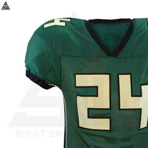 Nouveauté, uniforme de football américain unisexe pour adultes, imprimé, protection UV, tissu de haute qualité, manches courtes, taille plus - Product Image 5