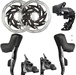 Vente rapide SRAMS Force ETap AXS HRD dérailleur arrière en alliage 1X12 ensemble de mise à niveau avec freins à disque hydrauliques - Product Image 4