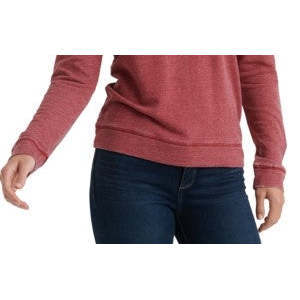 Felpa Rossa da Donna Lucky Brand Taglia XS con Collana Ricamata in Tessuto Traspirante Lavorato a Maglia - Product Image 3