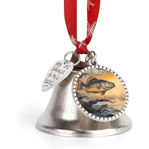 Adorno de decoración de campana de Navidad de Metal a la moda para eventos festivos, fiesta, decoración del hogar, campana de Navidad colgante elegante - Product Image 4