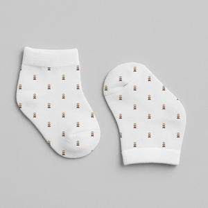 Calcetines ligeros de algodón para niños, Cómodos calcetines tobilleros antideslizantes lavables para uso diario - Product Image 2