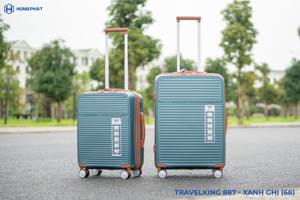 Prix abordable 887 Pp valises Intérieur confortable Valises à main Côté dur Voyage Bagages Hung Phat Made In Vietnam - Product Image 4