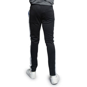 2024 nouveauté décontracté couleur bloc survêtement pantalons de survêtement coupe ajustée multi-poches gymnastique entraînement vêtements actifs pour la course sport toile - Product Image 5