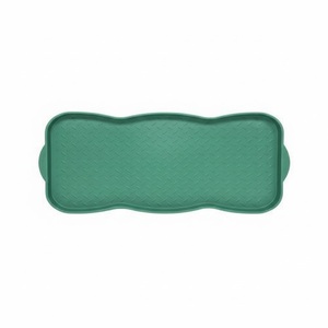 Tapis de sol en caoutchouc naturel de qualité supérieure avec insert en fibre de coco bleue et ivoire, pour l'intérieur et l'extérieur, pour l'entrée et le vestiaire - Product Image 2