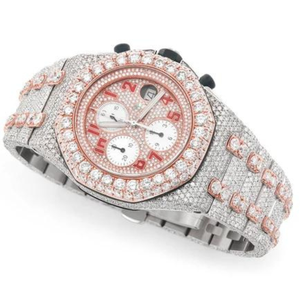Montre en diamant moissanite entièrement personnalisée, best-seller, pour hommes, bijoux en diamant hip-hop, cadeau - Product Image 3