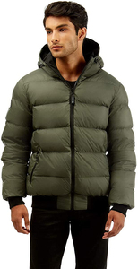 Nueva moda de calidad superior, venta al por mayor, ropa de invierno, chaqueta cálida para hombre, Abrigo acolchado, chaqueta acolchada con capucha para hombre - Product Image 6