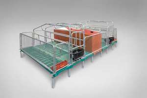 Nueva condición, jaulas para cerdos, Corrales, cama para cerdas, equipo de cría de animales de granja con 1 año de garantía para la cría de cerdos - Product Image 2