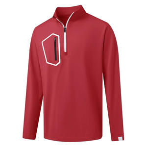 เสื้อสเวตเตอร์ออกกำลังกายสำหรับผู้ชายพิมพ์ลายปักแบรนด์สำหรับการฝึกออกกำลังกายและการใช้ในกีฬา - Product Image 1