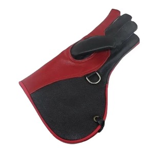 ถุงมือนิรภัยหนังแท้คุณภาพดีถุงมือจับนกอินทรี - Product Image 5