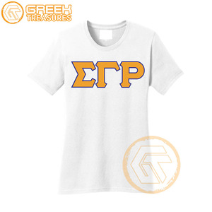 Sigma Gamma Rho personnalisé T-Shirt pour femme Vêtements de sororité Jersey de coton T-shirt respirant de haute qualité Vêtements grecs pour femme - Product Image 3