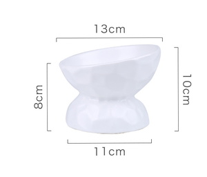 Pieds hauts imprimé personnalisé rond mignon nourriture chat bol en céramique chien nourriture bol bols pour animaux de compagnie et mangeoires - Product Image 6