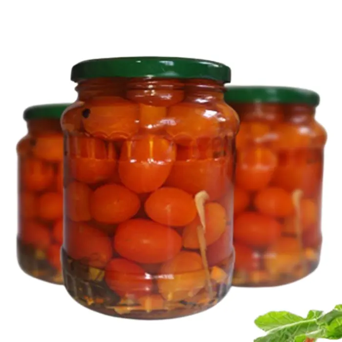 Good quality whole Vietnam pickled canned red cherry tomatoes for canned vegetable