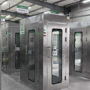 モジュラークリーンルームエアシャワーユニットインテリジェントコントロールパネルと安全インターロックドア - Product Image 1