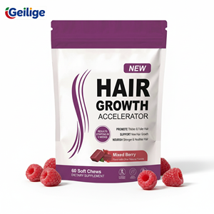 Gomitas <span class=keywords><strong>para</strong></span> <span class=keywords><strong>el</strong></span> Crecimiento <span class=keywords><strong>del</strong></span> <span class=keywords><strong>Cabello</strong></span> OEM/ODM, Sabor a Bayas Mixtas con Biotina y Lustriva, <span class=keywords><strong>Suplemento</strong></span> Dietético Efectivo en 3 Semanas Contra <span class=keywords><strong>la</strong></span> Caída <span class=keywords><strong>del</strong></span> <span class=keywords><strong>Cabello</strong></span> y <span class=keywords><strong>para</strong></span> <span class=keywords><strong>el</strong></span> Recrecimiento Capilar - Product Image 1