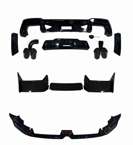 Kit carrosserie MP pour <span class=keywords><strong>BMW</strong></span> X3 G45 : Lame avant, jupes latérales, diffuseur arrière, calandre et spoiler - Product Image 2