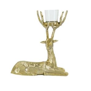 Venta caliente Metal Festivo Reno Portavelas Centro de mesa Decoraciones para el hogar Mesa de comedor Decoración de jardín. - Product Image 3