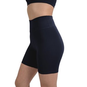 Pantalones cortos de Yoga Cruz cintura alta Levantamiento de cadera Nylon gimnasio corto Yoga Fitness mujeres ciclismo apretado elástico transpirable deportes pantalones cortos - Product Image 2
