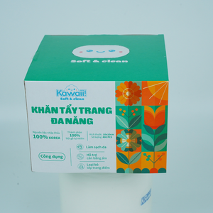 Serviette de visage jetable douce Kawaii 300 feuilles 10x10cm idéale pour le démaquillage fabriquée au Vietnam - Product Image 2