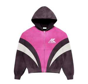 เสื้อสเวตเตอร์แบบมีฮู้ดและซักด้วยหินชุดกางเกงวิ่งแบบมีฮู้ดสำหรับผู้ชายและผู้หญิงชุดวิ่งออกกำลังกายแบบแอคซิดสไตล์ทันสมัย | แฟชั่น - Product Image 2