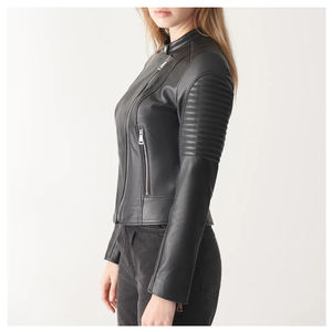 Chaqueta de cuero de alta calidad para mujer/chaqueta de cuero para mujer 2025 chaquetas de cuero genuino para invierno - Product Image 5