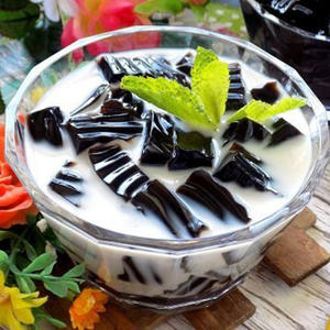 Polvo de gelatina negra natural (25 kg/bolsa) Cobertura vegana para batidos y postres - Product Image 3