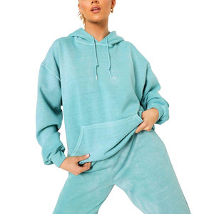 Sweat à capuche pour femme, logo personnalisé, surdimensionné, en molleton de coton, streetwear, mode, vente en gros - Product Image 2