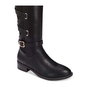 Stivali da equitazione alti fino al ginocchio Veronika di Thalia Sodi per donna, comodi, a punta, stile sopra il ginocchio, neri, taglia 6.5 M - Product Image 2