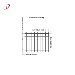 Panneau de clôture d'aéroport anti-escalade en PVC courbé en 3D en forme de Y avec fil barbelé - Product Image 2
