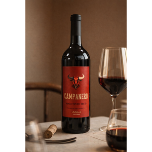 Campanero - Vin rouge sec Tempranillo Garnacha 11% ABV Vin rouge jeune espagnol 750ml - Product Image 3