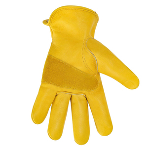 Guantes de trabajo de cuero de fábrica OEM con fuerte agarre, resistencia al calor y durabilidad de grado industrial - Product Image 3