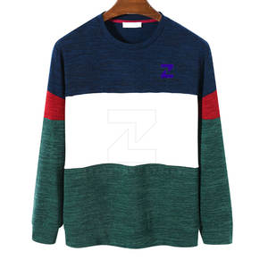 Vente en gros de services OEM sweat-shirt basique en coton mélangé pour hommes sweat-shirt léger de couleur unie pour hommes - Product Image 1