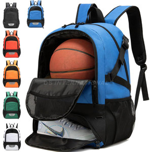 Sacs de basket-ball personnalisés de grande capacité Fabricant de vêtements de sport Sac à dos tout sport avec pochette à chaussures et plusieurs compartiments - Product Image 1