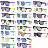 Lunettes de soleil sportives colorées de style espion pour la conduite, le cyclisme, la pêche – Lunettes de sport carrées pour adultes, idéales pour le vélo