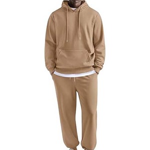 Conjuntos de Fitness para gimnasio, transpirables, cómodos, de lana de invierno, conjuntos personalizados, Sudadera con capucha y pantalones de chándal, conjuntos para correr, ropa, trajes para hombre 2024 - Product Image 4
