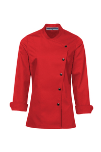Chaqueta de abrigo de chef profesional para mujer con mangas largas nuevo uniforme culinario para servicio de comida Catering restaurante uso de cocina - Product Image 3