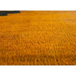 Tapis en laine géométrique 3D Nuray Classic rouge et orange noué à la main pour la maison - Grand tapis rectangulaire pour salon et couloir - Modèle - Product Image 3
