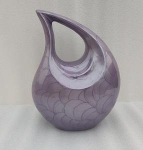 Urna para cenizas humanas Aluminio Perla púrpura Urna de cremación de lágrima grande para cenizas humanas adultas para sus seres queridos Urna funeraria - Product Image 3