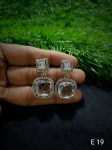 Indian Latest Exclusive Designer Light <b>Weight</b> With American Diamond Earring <b>Women</b> for Party <b>Women's</b> Fashionable Party - Product Image 6