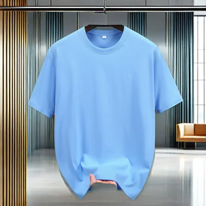 Camiseta de Algodón de Alta Calidad para Hombre, Lisa, Informal, Tejida, Ecológica, Transpirable, Colores y Tallas Personalizables - Product Image 3