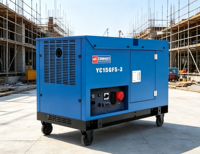 Générateurs diesel silencieux de 15 kW pour la maison, 20 kVA max, bicylindre en V, démarrage électrique, groupe électrogène diesel AVR, réservoir de 26 L, 230 V 400 V