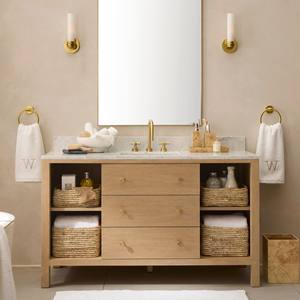 Panier carré en jacinthe d'eau fait main écologique, panier tissé à la main, panier durable pour salon chambre salle de bain - Product Image 5