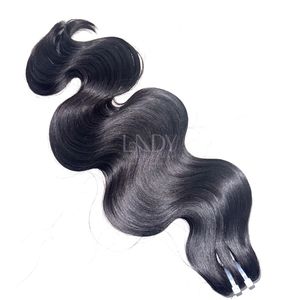 ผมดิบจากผมจริงมัดเป็นลอนสีดำ - Product Image 3