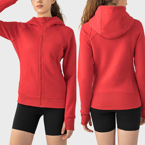 Fabricante Personalizado de Conjuntos Deportivos para Mujer, Conjuntos de 2 Piezas, Sudadera Corta con Capucha y Pantalones Deportivos Largos con Bolsillos - Product Image 4