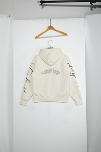 Sudadera Casual de Calle para Hombre, 100% Algodón, Suave, Lisa, Bordada, Forrada para Invierno, Transpirable, Ecológica, Personalizada, de Alta Calidad - Product Image 2