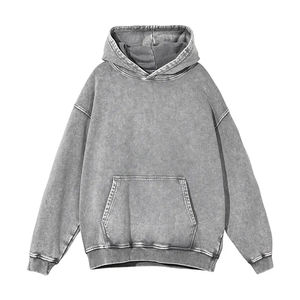 Sudadera con capucha de lavado ácido para hombre al por mayor, ropa de moda para hombre, Sudadera con capucha de lavado ácido con logotipo personalizado, Sudadera con capucha de lavado a la moda - Product Image 2