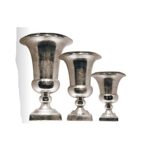 แจกันดอกไม้ทำจากเหล็กเคลือบเงาสีทองสำหรับรับประทานอาหารและตกแต่งโต๊ะในห้องนั่งเล่นดีไซน์แบบโบราณ - Product Image 6