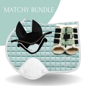 Juego de almohadillas para SILLÍN de caballo personalizables, herramienta de cuidado equino cómoda con forro de tela, suministros para montar a caballo, ecuestre - Product Image 2