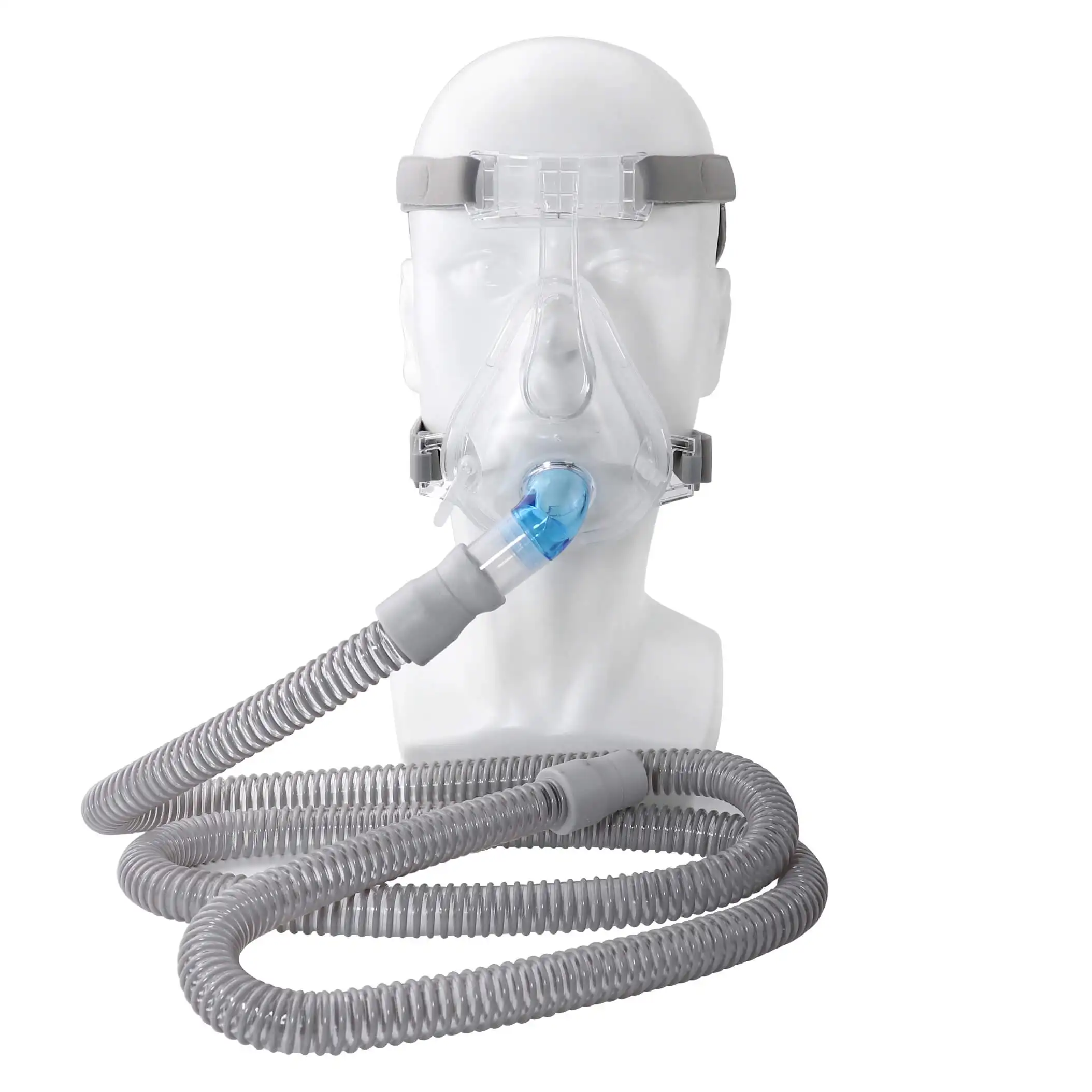 Mesin pernapasan CPAP masker wajah penuh masker tidur Anti mendengkur perangkat medis