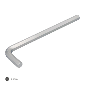 Chiave Allen Lunga in Acciaio Cromo Vanadio Professionale 9,0 mm - Product Image 3